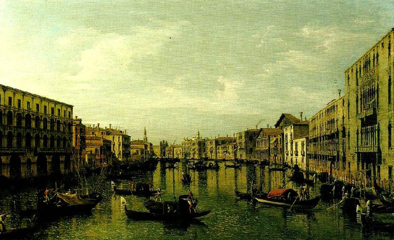 Canaletto vy over canal grande i venedig china oil painting image
